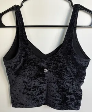 Lululemon Crushed Velvet Align Tank Black thumbnail 1