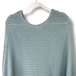Free People Beach Swaying Palm Imogene Knit Oversized Lounge Sweater Medium thumbnail 4