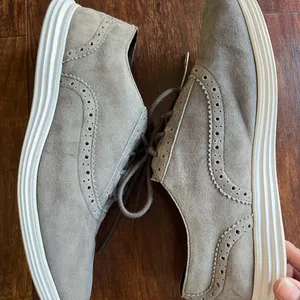 Cole Haan Grand Tour Oxford Sneakers in gray suede thumbnail 5