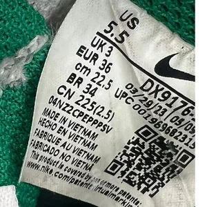 Nike Women's US 5.5 Gamma Force White Malachite Green Low-Top Sneaker DX9176-106 thumbnail 8