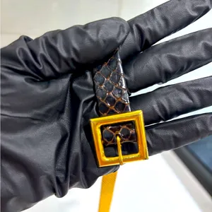 Christian Dior Vintage Women’s Belt Small, Gold Mesh & Brown Leather Disigner. thumbnail 6