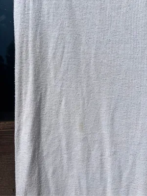 Vintage Ribbed White Tank Dress Back Zipper Y2K/2000s Poof! thumbnail 5