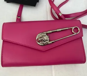 Versus by Versace Pink Leather Wallet Bag w/Medusa thumbnail 4