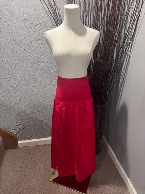 🌺New Wild Fable Red Drop Waist Maxi Skirt Size X-Small🌺 thumbnail 2