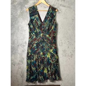 Vintage Fairy Grunge Forest Midi Dress Cottagecore Earthy Boho Calf Length‎ 16 thumbnail 4