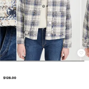 NWT Blank NYC Once In A Lifetime Cropped Tweed Shacket Size XS Retail $128.00 thumbnail 5