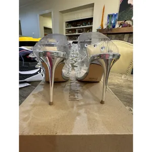 Steve Madden Unmal heeled sandals Clear Size 7.5 Spike Stud thumbnail 5