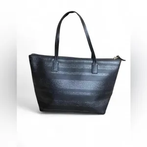 Kate Spade Black Shimmering Handbag/ Satchel thumbnail 2