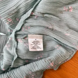 Pink Republic Floral Mint Green Women's Sleeveless Tank Top Adjustable Strap XL thumbnail 6