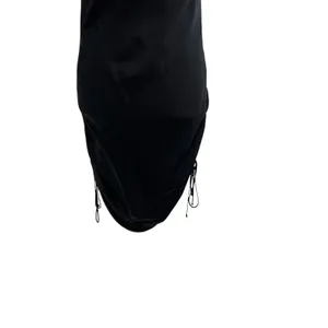 Aritzia‎ Wilfred Only Ruched Slip Dress Mini Sleeveless Black Size Small thumbnail 5