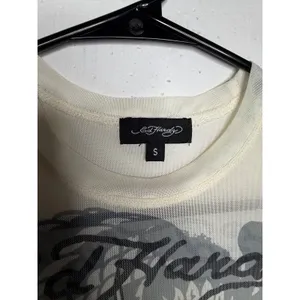 Ed Hardy Mesh Baby Tee Womens Size Small thumbnail 2