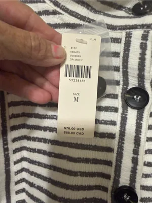 By Anthropologie One Upon a dream Striped Long-Sleeve Crewneck Shirt thumbnail 6
