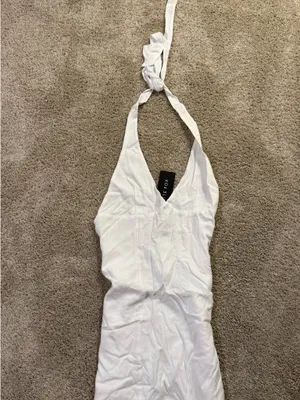 White Maxi Dress Fox Boutique White thumbnail 3