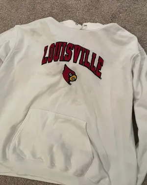 Louisville Sweatshirt White Size XL thumbnail 1