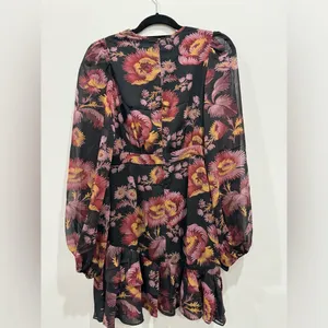 Ted Baker London Piara Ruffle Asymmetric Minidress Size 1/S NWT thumbnail 8