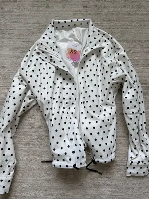 TikTok Shop Polka Dot White Jacket (Size XS) thumbnail 3