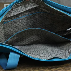 NWT Badgley Mischka Bag Lightweight Packable Travel Tote Bag Aqua Blue One Size thumbnail 11