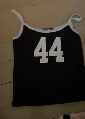 Brandy Melville blue number 44 tank top thumbnail 1