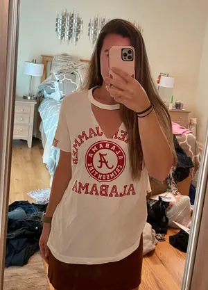Victoria's Secret PINK University Of Alabama Mock Neck Top thumbnail 2