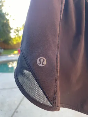 Black Lululemon Hotty Shorts 2.5" thumbnail 3