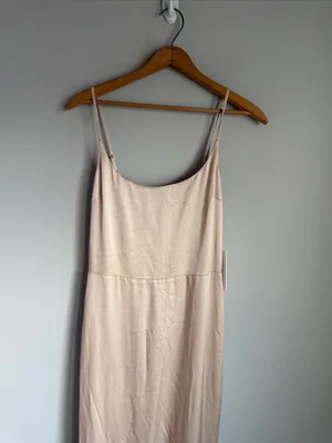 NEW Reformation Nasha Satin Maxi Dress Grand Cru Champagne Satin Cocktail 6 thumbnail 4