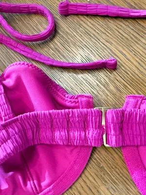 Abercrombie & Fitch Tie-Strap Underwire Bikini Top XXS NWOT thumbnail 9