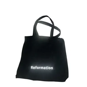 ✨Reformation Small Black Canvas Tote Bag✨ thumbnail 9