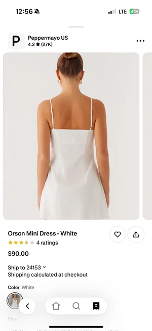 Peppermayo Mini Dress Linen thumbnail 4