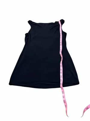 ALICE + OLIVIA sheer black tank with beaded details on back thumbnail 3