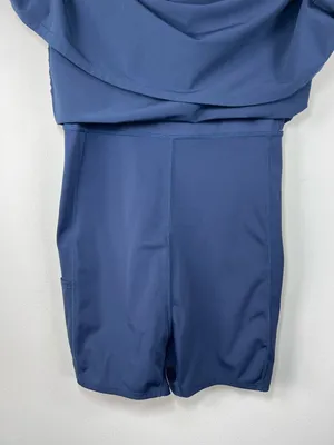 Abercrombie & Fitch Traveler Mini Dress Navy Lined Stretchy Golf Pickleball Sz M thumbnail 12