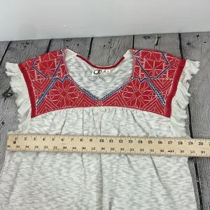 Anthropologie One September Evin Embroidered Knit Top size Large thumbnail 14