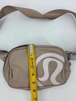 lululemon athletica Tan Belt Bag with White Logo thumbnail 10