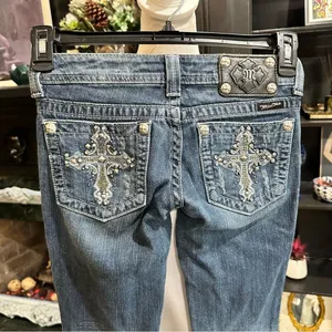 Miss Me JP51035KL SKINNY Jeans Size 24 thumbnail 5