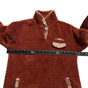 Simply Southern Size Small Simply Soft Auburn Leopard Pullover thumbnail 7