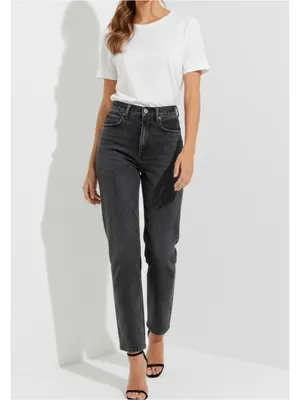 AGOLDE High Rise Stovepipe Jeans, Metal, 24” thumbnail 3