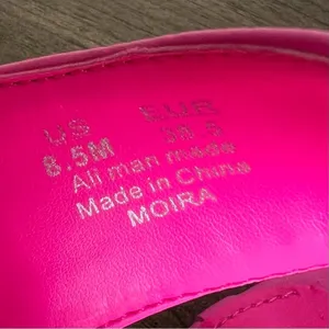 Circus NEW NY Moira Pink Punch Women's Wedge Sandal Size 8.5 #B1672 thumbnail 7