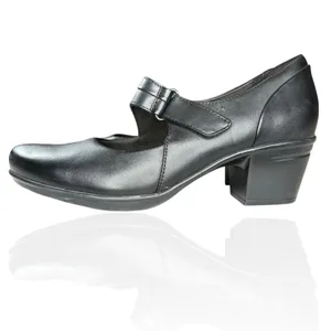 Clarks Collection Women's 8.5 Emslie‎ Lulin Mary Jane Pumps Black Comfort Heels thumbnail 5
