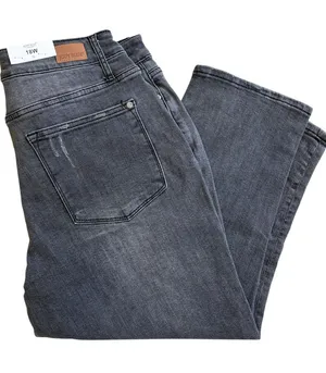NWT Judy Blue High Rise Capri Jeans Black Size 18W thumbnail 1