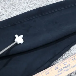 Jordan Brooklyn Fleece Hoodie‎ Women M Black Satin Lined FB5110-010 Oversized thumbnail 8