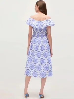Hill House Akilah Nap Dress - Blue Shell thumbnail 3