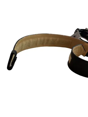 Ginnie Johansen Inc Black Silver Concha Western Boho Faux Leather Belt Women's thumbnail 9
