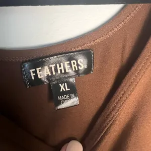 Feathers Brown Track Shorts and Knot Tie Top- Super Comfortable thumbnail 4