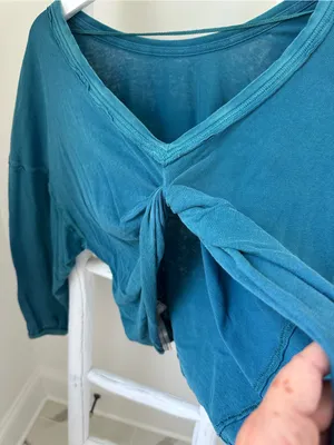 FP Movement by Free People Moon Rising Cotton Twist Front Faded Cropped Top thumbnail 3