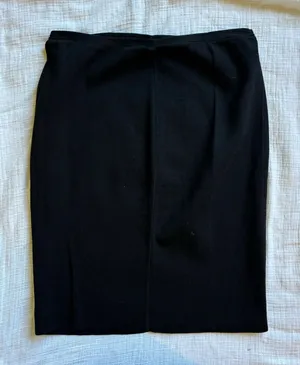 Theory Brookelle S Gleam women’s pencil silk‎ blend skirt black medium thumbnail 1