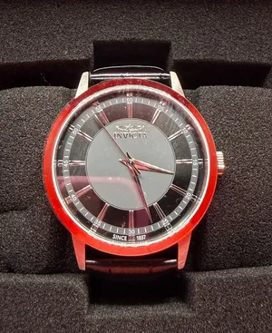 Invicta Watch Black and Silver Round Face  thumbnail 1