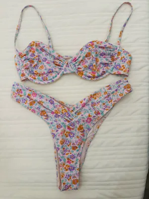 Pacsun Floral Bikini Set thumbnail 1