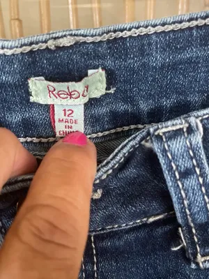 Beca Embroidered Dark Blue Women’s Jeans with Floral Accent thumbnail 4