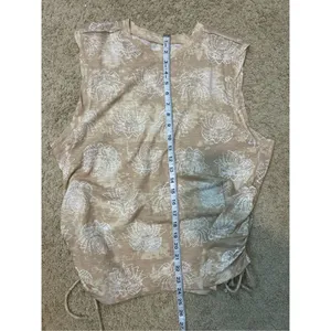 Anthropologie Pilcro Lotus Tank‎ top ruched size XL BIN P thumbnail 6