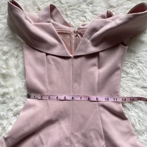 Nicholas x Dress Sadie Halter Mini in Blush Pink 0 NWT New thumbnail 9