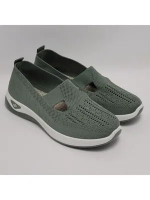 Women's Breathable Mesh Slip On Sneakers Comfortable Lightweight Walking Shoes thumbnail 10